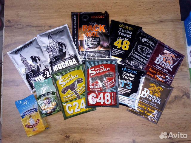 Дрожжи спиртовые и винные