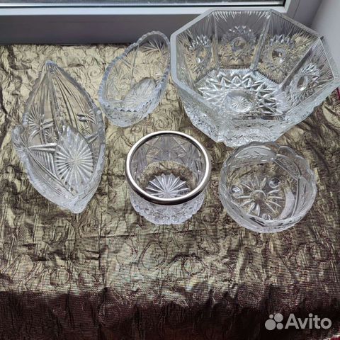 Ваза хрустальная