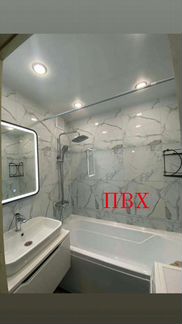 Ремонт Ванной панелями пвх под ключ