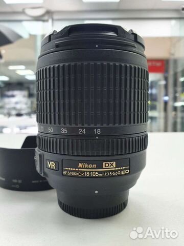 Nikon 18-105mm f/3.5-5.6G AF-S VR Комиссионный