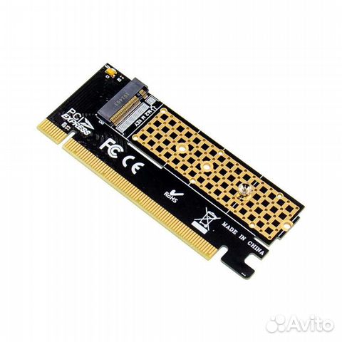 Переходник для SSD NVMe M.2 в PCI-E 3.0x2