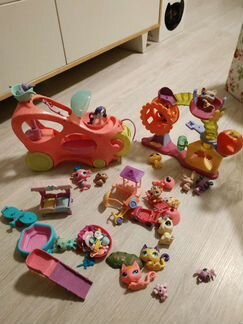 Littlest Pet Shop домик и автобус