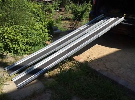 Пандусы телескопические для инвалидных колясок