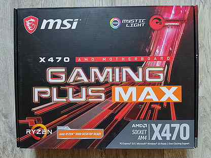 Комплект MSI X470 gaming plus MAX