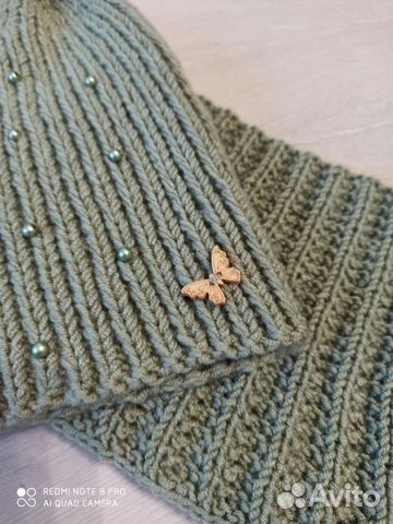 Шапочка и Снуд Новые Ручная работа