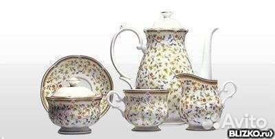 Сервиз кофейный фарфоровый flora Zepter lp-306-ka