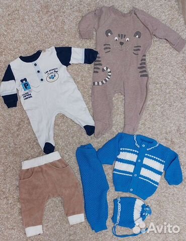 Вещи пакетом на мальчика 6-9 месяцев