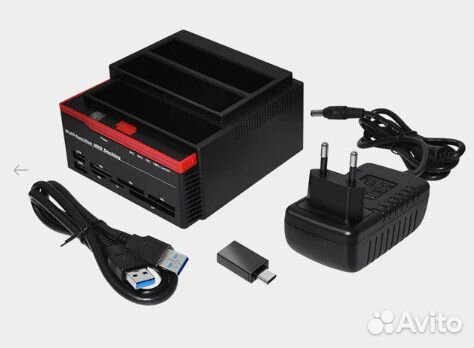 Док-станция для HDD 2.5 3.5 DeepFox AgeStar