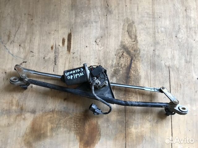 Трапеция дворников Hyundai Sonata 5. Правый руль