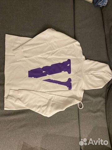 Vlone Hoodie purple logo