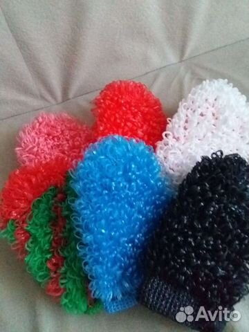 Мочалка варежка