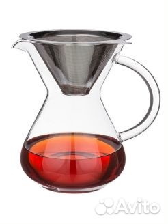 Кемекс для кофе с ручкой и фильтром