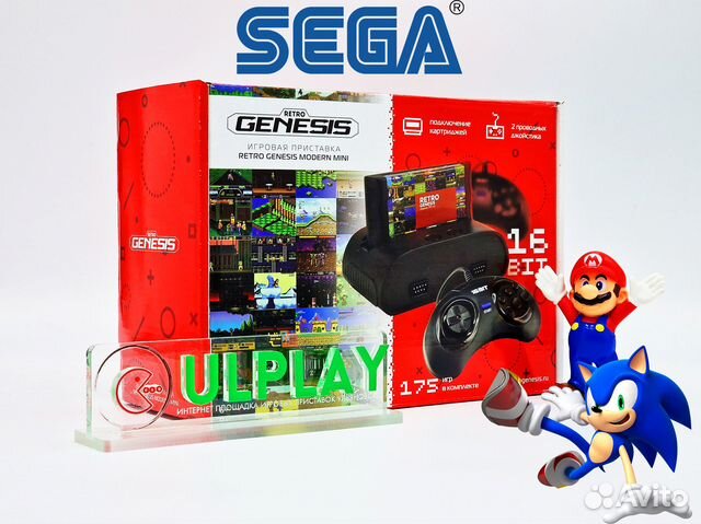 Sega Retro Genesis Modern Mini + 175 игр
