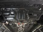 Защита картера двигателя и кпп Volkswagen Polo Lim