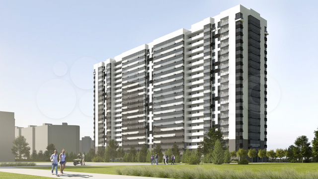 2-к. квартира, 71,4 м², 1/19 эт.