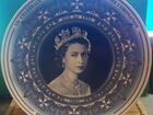 Юбилейная тарелка. Елизfвета II. Англия