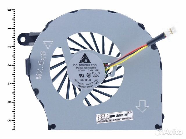 Вентилятор для HP CQ42 CQ56 CQ62 CQ72 3-pin