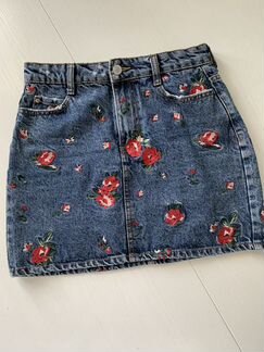 Джинсовая юбка Bershka