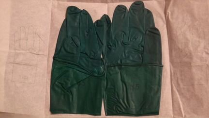 Латексные резиновые перчатки