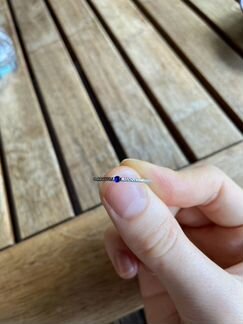 Тоненькое серебряное кольцо