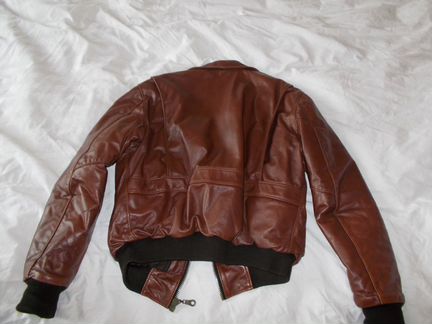Кожаная куртка пилот, бомбер