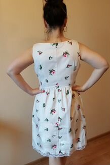 Платья хлопковое с цветочным принтом, oggi