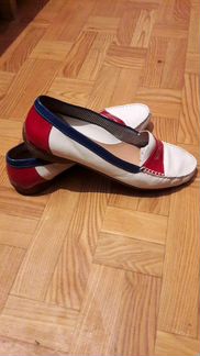Gabor немецкие кожаные туфли летние- мокасины