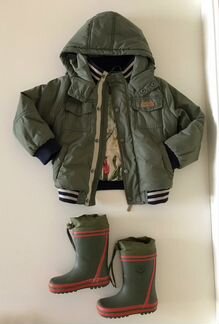 Куртка Gulliver и резиновые сапоги Gulliver