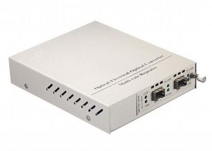 SFP+ to SFP+ OEO 3R Медиаконвертер оптический snmp