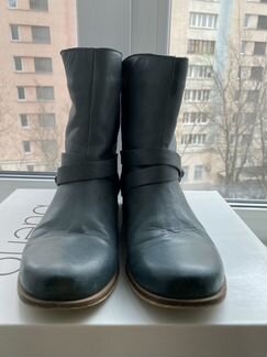 Ботинки сапоги натур кожа утепленные