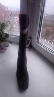 Женские зимние сапоги натур. велюр 37-38 р-р