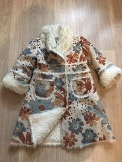 Пальто для девочки р.110