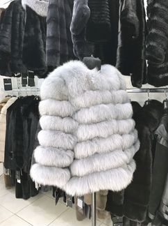 Шуба из песца