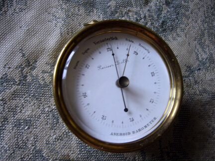 Морской барометр в футляре. Германия. 1880-е