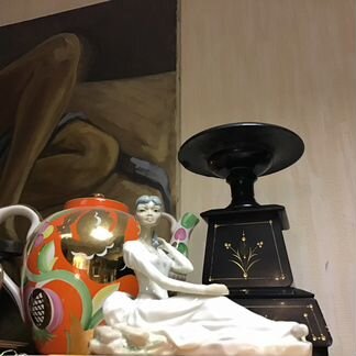 Статуэтка фарфор Испания антиквариат старше 50 лет