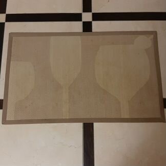 Ковер, коврик 7546 прорезиненный