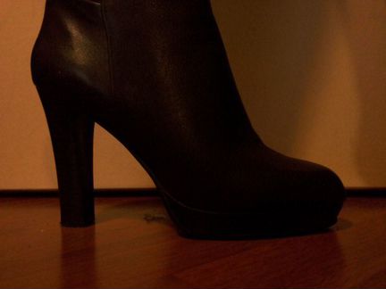 Сапоги итальянские кожаные (весна-осень)