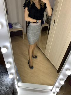 Туфли, юбки, блузка