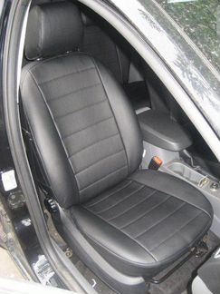 Модельные чехлы Форд Фокус 2 из экокожи