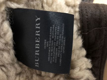 Дубленка Burberry Авиатор оригинал 42