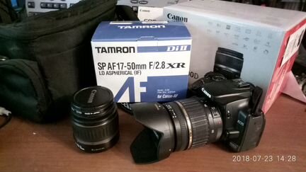 Canon 400d и 2 объектива