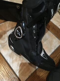 Мотоботы alpinestars smx plus black размер 36