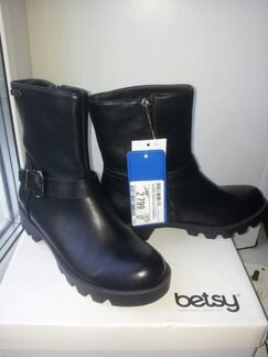Полусапоги черные Betsy