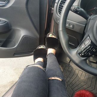 Норковые тапочки