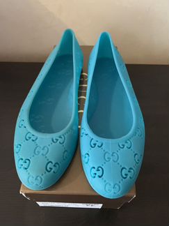 Резиновые балетки Gucci