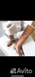 Ботфорты селин рыжие