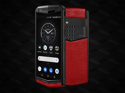 Новый Vertu Aster P Gothic Ti Garnet Lizard