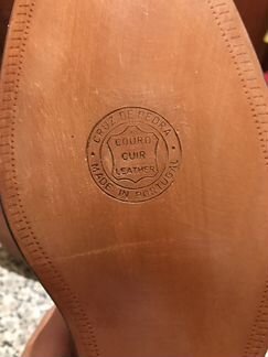 Бордовые мужские броги ботинки