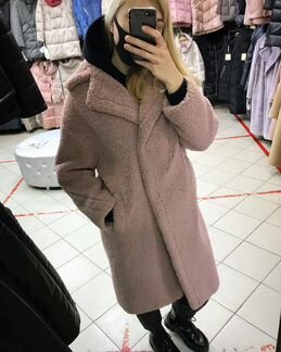 Шуба из эко меха