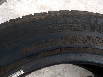 2 шины Michelin 255/55 R17, б/у